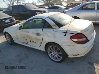 2005 Mercedes-Benz SLK-Class with VIN WDBWK56F25F049054, listed as a Copart auction lot 74803384 with Not Provided miles and Salvage Title. Bid and sale history available at carsss.com. Image 2.