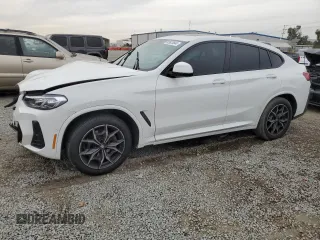 2022 BMW X4 xDrive30i z VIN 5UX33DT01N9M32671, wystawiony jako Copart lot #83923644 z przebiegiem Nie podano mil oraz Szkoda całkowita • Salvage title. Historia ofert i sprzedaży dostępna na DreamBid. Obrazek 1.