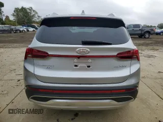 2023 Hyundai Santa Fe Hybrid Blue with VIN 5NMS2DA13PH022568, listed as a Copart auction lot 73175654 with 0 mi miles and Salvage Title. Bid and sale history available at carsss.com. Image 6.