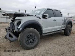2023 Ford F-150 Raptor with VIN 1FTFW1RJ4PFC80622, listed as a Copart auction lot 45132825 with 12,903 mi miles and Salvage Title. Bid and sale history available at DreamBid. Image 1.