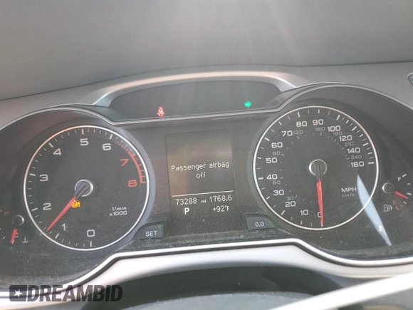 2015 Audi A4 Premium z VIN WAUBFAFL9FN035529, wystawiony jako Copart lot #56427885 z przebiegiem 73 288 mil mil oraz Szkoda całkowita • Salvage title. Historia ofert i sprzedaży dostępna na DreamBid. Obrazek 9.