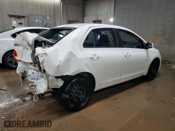2010 Toyota Yaris with VIN JTDBT4K37A4079417, listed as a Copart auction lot 52045485 with 149,747 mi miles and Salvage Title. Bid and sale history available at carsss.com. Image 3.