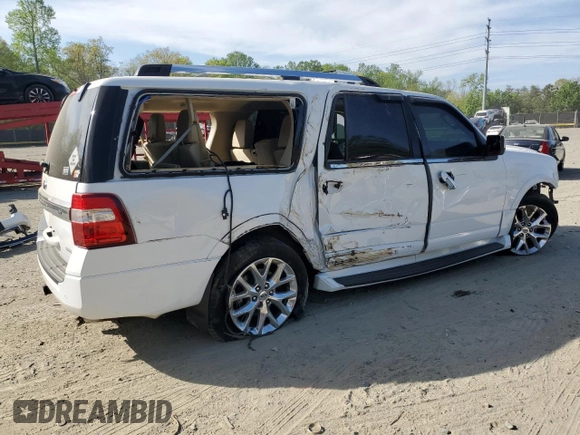 2017 Ford Expedition Max Limited z VIN 1FMJK2AT4HEA21964, wystawiony jako Copart lot #53931065 z przebiegiem 144 869 mil mil oraz Szkoda całkowita • Salvage title. Historia ofert i sprzedaży dostępna na DreamBid. Obrazek 3.