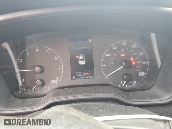 2024 Toyota Corolla LE with VIN 5YFB4MDE5RP167628, listed as a Copart auction lot 48337045 with 20,232 mi miles and Salvage Title. Bid and sale history available at DreamBid. Image 9.