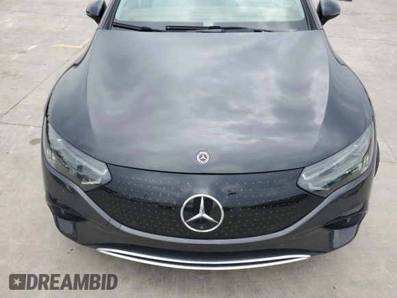 2023 Mercedes-Benz EQE with VIN W1KEG2BB4PF015190, listed as a Copart auction lot 55633594 with 14,807 mi miles and Salvage Title. Bid and sale history available at carsss.com. Image 12.