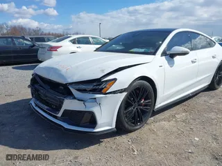 2019 Audi A7 Premium Plus with VIN WAUU2AF27KN116258, listed as a IAAI auction lot 41884777 with 56,871 mi miles. Bid and sale history available at carsss.com. Image 6.