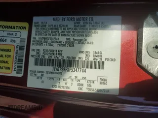 2015 Ford Mustang GT Premium with VIN 1FATP8FFXF5347744, listed as a Copart auction lot 60468494 with 64,431 mi miles and Salvage Title. Bid and sale history available at DreamBid. Image 14.