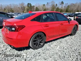 2024 Honda Civic Sedan Sport with VIN 2HGFE2F5XRH561777, listed as a Copart auction lot 47270925 with 40,079 mi miles and Salvage Title. Bid and sale history available at carsss.com. Image 3.