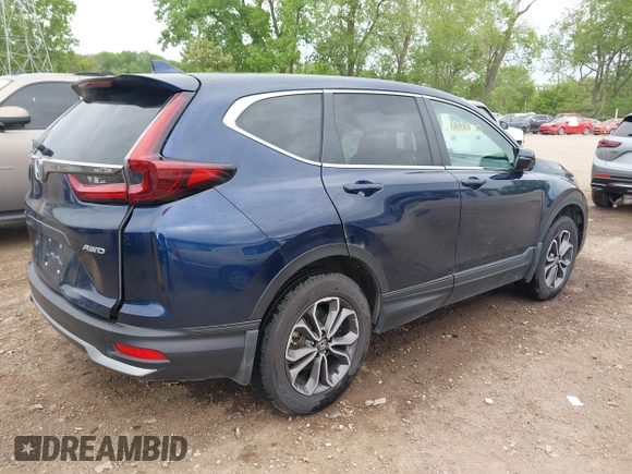2022 Honda CR-V EX-L with VIN 2HKRW2H89NH651794, listed as a IAAI auction lot 42224492 with 56,996 mi miles and . Bid and sale history available at DreamBid. Image 4.