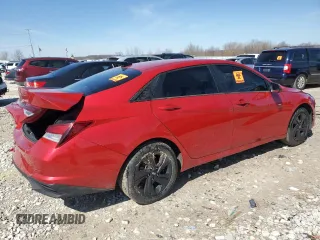 2021 Hyundai Elantra SEL with VIN 5NPLS4AG8MH040829, listed as a Copart auction lot 51252405 with Not Provided miles and Non Repairable. Bid and sale history available at carsss.com. Image 3.