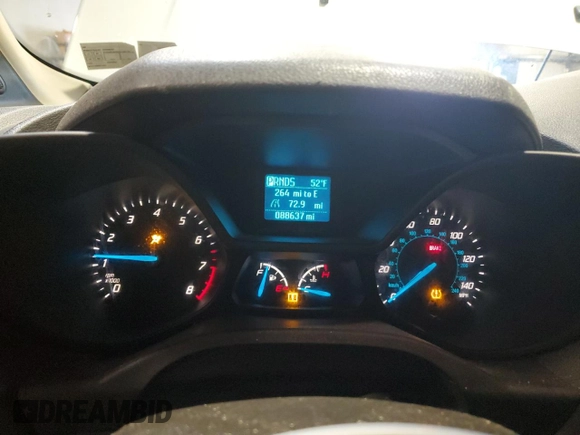 2014 Ford Transit Connect XL with VIN NM0LE7E71E1156835, listed as a Copart auction lot 53090725 with 88,637 mi miles and Salvage title. Bid and sale history available at DreamBid. Image 9.