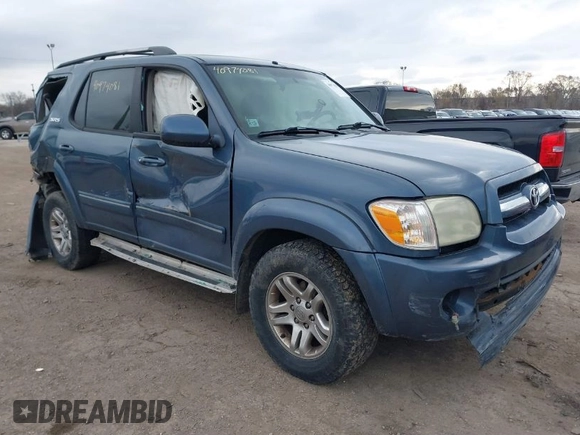 2006 Toyota Sequoia SR5 with VIN 5TDBT44A46S272938, listed as a IAAI auction lot 40974081 with 250,478 mi miles and . Bid and sale history available at DreamBid. Image 1.