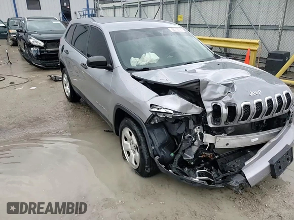 2017 Jeep Cherokee Sport with VIN 1C4PJMAB1HW578068, listed as a Copart auction lot 42719785 with 193,278 mi miles and Non Repairable. Bid and sale history available at carsss.com. Image 15.