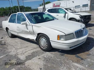 1999 Cadillac DeVille z VIN 1G6KD54Y3XU712969, wystawiony jako IAAI lot #42344041 z przebiegiem 169 572 mil mil oraz . Historia ofert i sprzedaży dostępna na DreamBid. Obrazek 1.