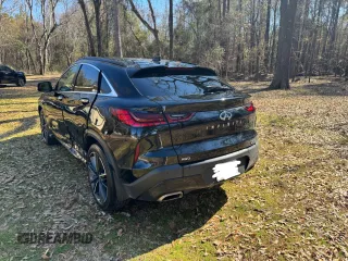 2023 Infiniti QX55 Luxe z VIN 3PCAJ5JR5PF103535, wystawiony jako Copart lot #44084545 z przebiegiem 45 316 mil mil oraz Czysty tytuł • Clean title. Historia ofert i sprzedaży dostępna na DreamBid. Obrazek 3.