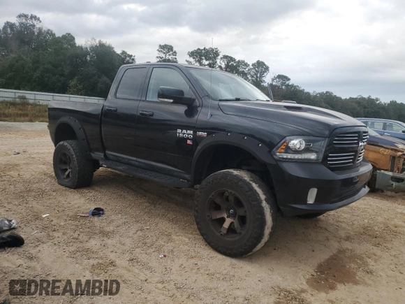 2013 Ram 1500 Sport with VIN 1C6RR7HT3DS516603, listed as a Copart auction lot 80081284 with 98,452 mi miles and Salvage title. Bid and sale history available at DreamBid. Image 4.