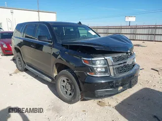 2019 Chevrolet Tahoe Commercial z VIN 1GNLCDEC4KR295348, wystawiony jako IAAI lot #41225134 z przebiegiem Nie podano mil oraz . Historia ofert i sprzedaży dostępna na DreamBid. Obrazek 1.