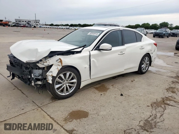 2014 Infiniti Q50 Sport z VIN JN1BV7AP2EM680968, wystawiony jako Copart lot #60352915 z przebiegiem 136 627 mil mil oraz Czysty tytuł • Clean title. Historia ofert i sprzedaży dostępna na DreamBid. Obrazek 1.