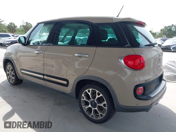 2014 FIAT 500L Trekking with VIN ZFBCFADH2EZ018037, listed as a IAAI auction lot 42196695 with 88,743 mi miles and . Bid and sale history available at DreamBid. Image 3.
