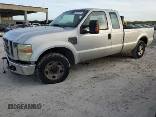 2008 Ford F-250 XL with VIN 1FTSX20568EB07760, listed as a Copart auction lot 86305844 with 337,466 mi miles and Salvage title. Bid and sale history available at DreamBid. Image 1.