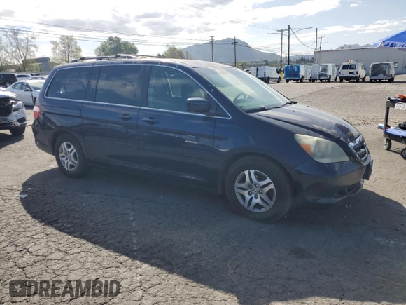 2005 Honda Odyssey EX with VIN 5FNRL38455B083151, listed as a Copart auction lot 51298125 with 210,854 mi miles and Salvage Title. Bid and sale history available at carsss.com. Image 4.