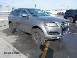 2012 Audi Q7 Premium Plus with VIN WA1LMAFEXCD005644, listed as a IAAI auction lot 40593742 with 131,695 mi miles and . Bid and sale history available at DreamBid. Image 1.
