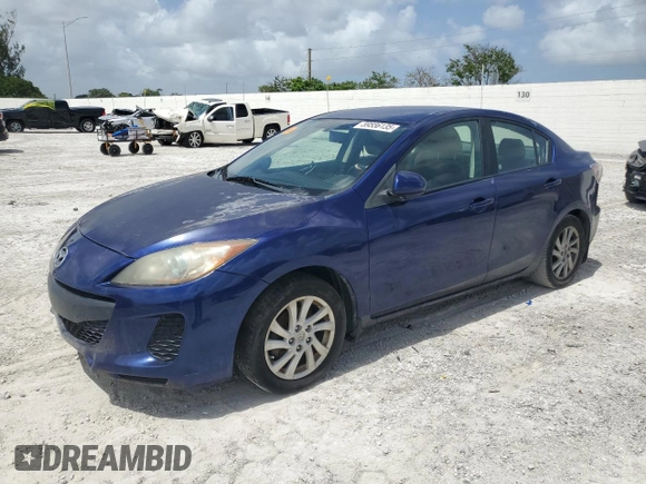 2012 Mazda 3 i Touring with VIN JM1BL1V79C1700075, listed as a Copart auction lot 59556135 with 131,600 mi miles and Clean title. Bid and sale history available at DreamBid. Image 1.