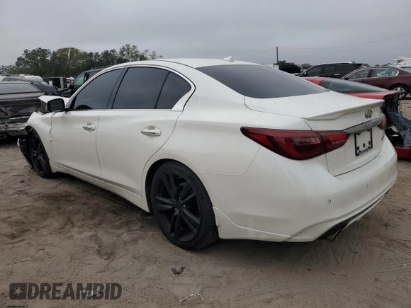 2021 Infiniti Q50 Signature Edition с VIN JN1EV7CP5MM705919, выставлен на аукционе Copart как лот 85434624 с пробегом 47 145 миль миль и Списание • Salvage title. История ставок и продаж доступна на DreamBid. Изображение 2.
