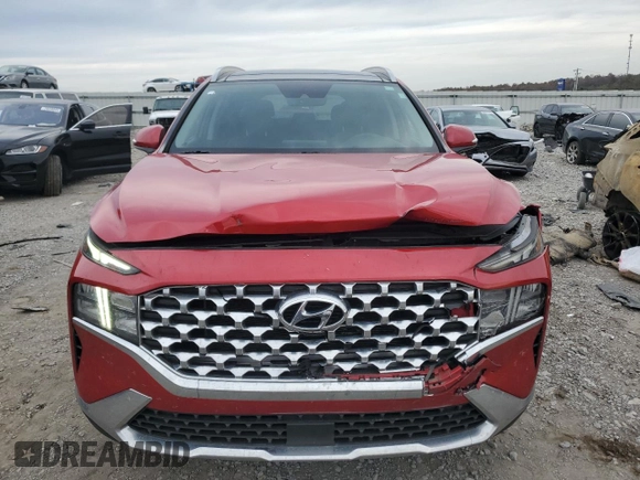 2022 Hyundai Santa Fe SEL with VIN 5NMS3DAJ4NH456069, listed as a Copart auction lot 80191264 with 50,375 mi miles and Salvage Title. Bid and sale history available at carsss.com. Image 5.