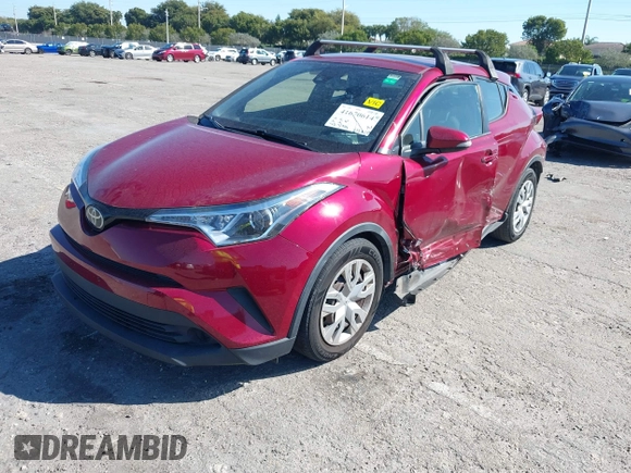 2019 Toyota C-HR XLE with VIN JTNKHMBX5K1044846, listed as a IAAI auction lot 41670614 with 52,374 mi miles. Bid and sale history available at carsss.com. Image 18.