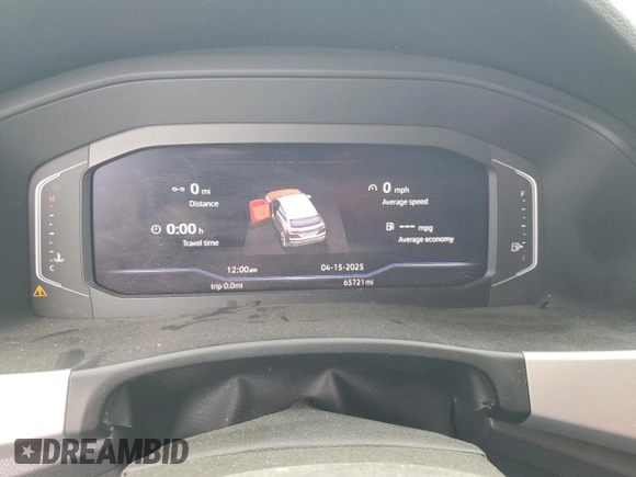 2022 Volkswagen Atlas SE with VIN 1V2WE2CA2NC205111, listed as a Copart auction lot 53278475 with 65,721 mi miles and Salvage title. Bid and sale history available at DreamBid. Image 9.