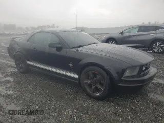 2008 Ford Mustang Deluxe with VIN 1ZVHT84N185109996, listed as a Copart auction lot 52171085 with 141,092 mi miles and Salvage Title. Bid and sale history available at carsss.com. Image 4.