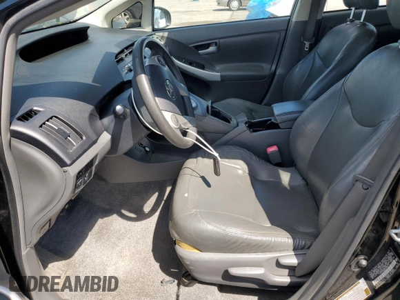 2011 Toyota Prius I with VIN JTDKN3DU2B1368718, listed as a Copart auction lot 55981265 with 123,090 mi miles and Salvage Title. Bid and sale history available at DreamBid. Image 7.