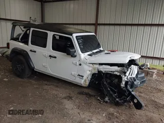2021 Jeep Wrangler Unlimited Willys with VIN 1C4HJXDN4MW790999, listed as a IAAI auction lot 42236588 with 53,954 mi miles and . Bid and sale history available at DreamBid. Image 1.