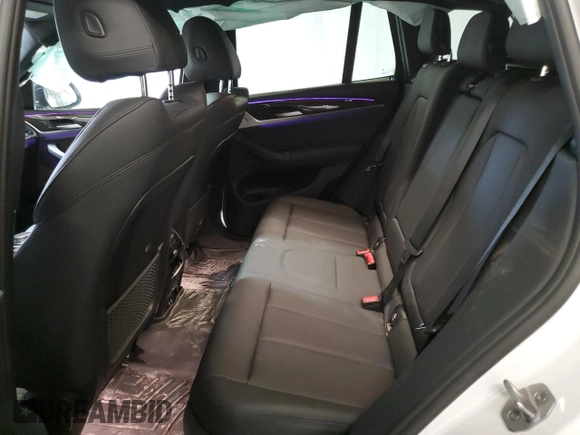 2021 BMW X3 xDrive30i with VIN 5UXTY5C06M9E17026, listed as a Copart auction lot 46470565 with 34,166 mi miles and Salvage Title. Bid and sale history available at DreamBid. Image 11.