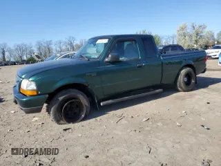 2000 Ford Ranger XL with VIN 1FTYR14V7YTA16839, listed as a Copart auction lot 51455215 with 183,798 mi miles and Salvage Title. Bid and sale history available at carsss.com. Image 1.