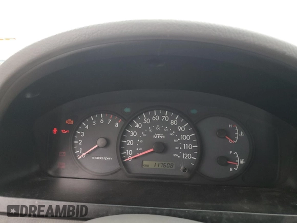 2003 Kia Rio with VIN KNADC125136274488, listed as a Copart auction lot 79561204 with 117,608 mi miles and Salvage Title. Bid and sale history available at carsss.com. Image 9.