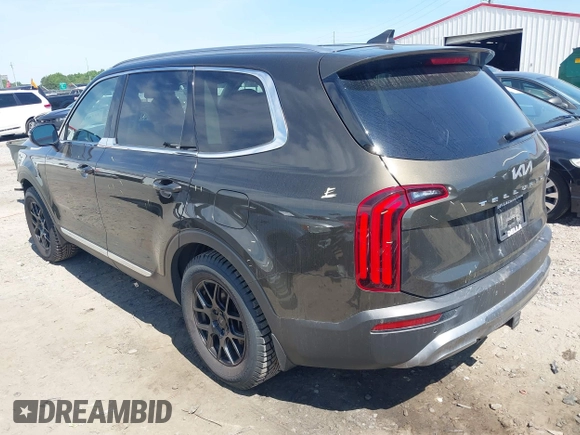 2022 Kia Telluride EX with VIN 5XYP34HC8NG219771, listed as a IAAI auction lot 42183105 with 43,481 mi miles and . Bid and sale history available at DreamBid. Image 3.