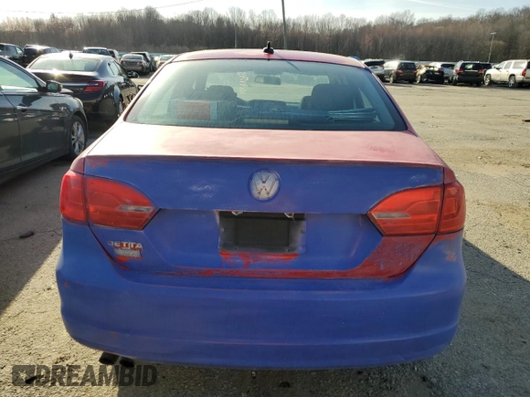 2014 Volkswagen Jetta Sedan SE w/Connectivity with VIN 3VWD07AJ9EM387022, listed as a Copart auction lot 42945433 with 116,278 mi miles and Salvage Title. Bid and sale history available at carsss.com. Image 6.