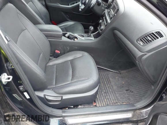 2015 Kia Optima SX Turbo with VIN 5XXGR4A65FG406037, listed as a IAAI auction lot 41975555 with 100,468 mi miles. Bid and sale history available at carsss.com. Image 5.