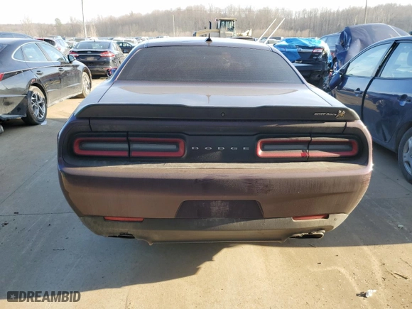 2021 Dodge Challenger R/T Scat Pack with VIN 2C3CDZFJ0MH627762, listed as a Copart auction lot 43417505 with 49,501 mi miles and Salvage Title. Bid and sale history available at carsss.com. Image 6.