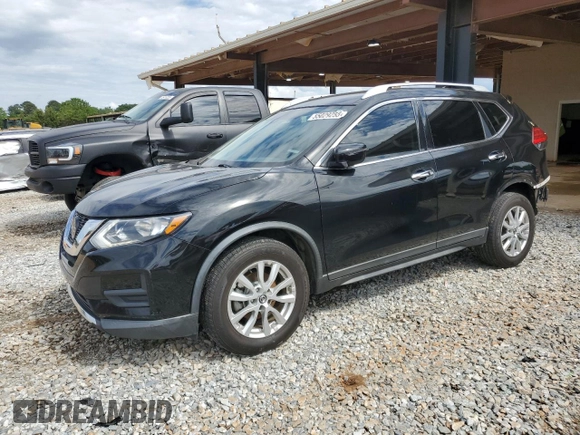 2020 Nissan Rogue SV with VIN KNMAT2MT3LP511192, listed as a Copart auction lot 55029255 with 110,947 mi miles and Salvage title. Bid and sale history available at DreamBid. Image 1.