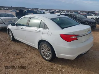 2012 Chrysler 200 Limited with VIN 1C3CCBCGXCN205796, listed as a IAAI auction lot 41482975 with 230,178 mi miles. Bid and sale history available at carsss.com. Image 3.
