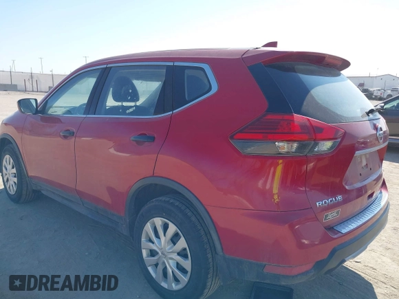 2017 Nissan Rogue SV with VIN JN8AT2MVXHW255006, listed as a IAAI auction lot 41788317 with 83,928 mi miles. Bid and sale history available at carsss.com. Image 3.