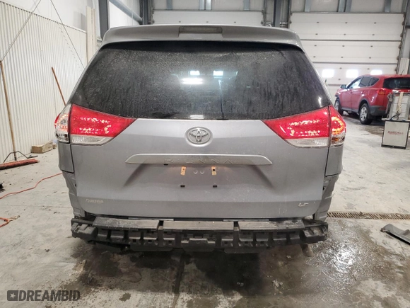 2013 Toyota Sienna LE AAS with VIN 5TDKK3DC0DS287139, listed as a Copart auction lot 45056645 with 75,703 mi miles and Salvage Title. Bid and sale history available at carsss.com. Image 6.