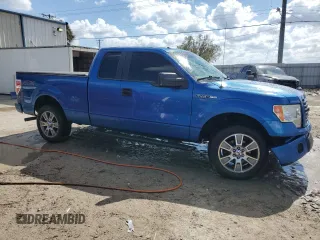 2014 Ford F-150 XL with VIN 1FTFX1CF5EKD97731, listed as a Copart auction lot 78469714 with 153,789 mi miles and Salvage Title. Bid and sale history available at carsss.com. Image 4.