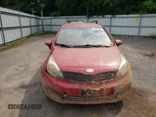 2013 Kia Rio LX with VIN KNADM4A32D6124776, listed as a Copart auction lot 54797625 with 135,217 mi miles and Clean Title. Bid and sale history available at carsss.com. Image 5.
