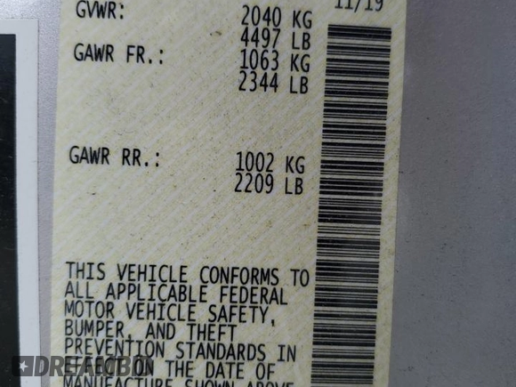2019 Nissan LEAF SV with VIN 1N4AZ1CP0KC321892, listed as a Copart auction lot 64517345 with 36,840 mi miles and Salvage title. Bid and sale history available at DreamBid. Image 13.