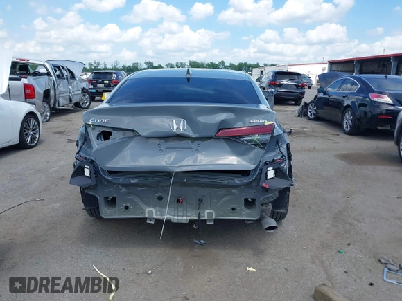 2025 Honda Civic Sport with VIN 2HGFE2F54SH564003, listed as a IAAI auction lot 42123436 with 7,042 mi miles and . Bid and sale history available at DreamBid. Image 17.