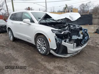 2024 Cadillac XT6 AWD Premium Luxury with VIN 1GYKPDRS5RZ755230, listed as a IAAI auction lot 41219059 with Not Provided miles. Bid and sale history available at carsss.com. Image 1.